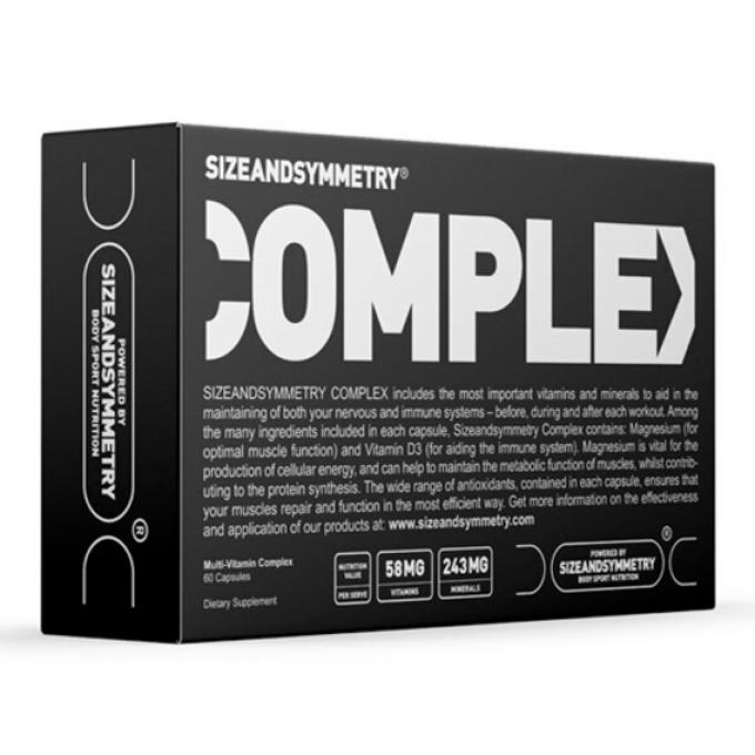 SizeandSymmetry Multivitamine Complex 60 kapslí