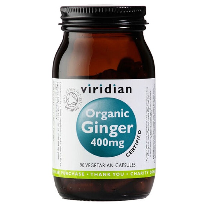 Viridian Organic Ginger 90 kapslí