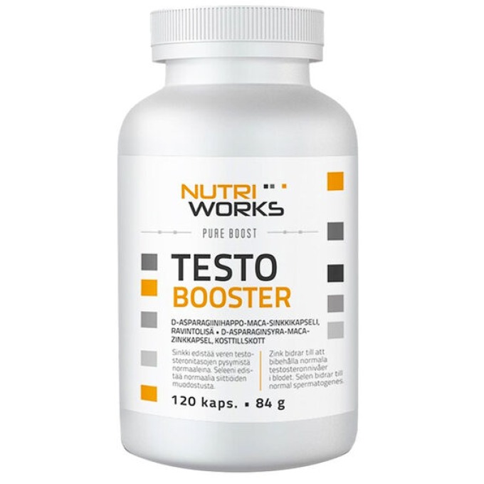 NutriWorks Testo Booster 120 kapslí