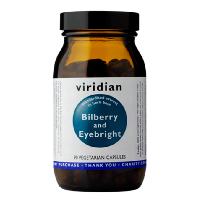 Viridian Bilberry and Eyebright 90 kapslí