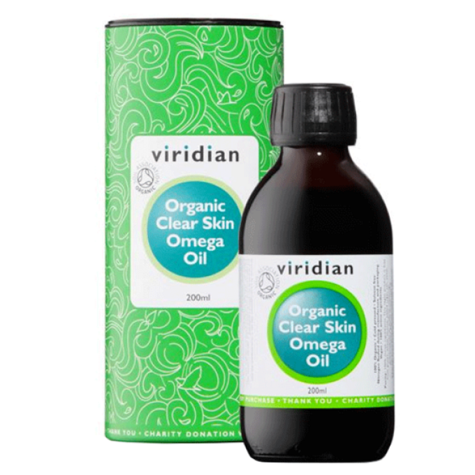 Viridian Clear Skin Omega Oil Organic 200ml