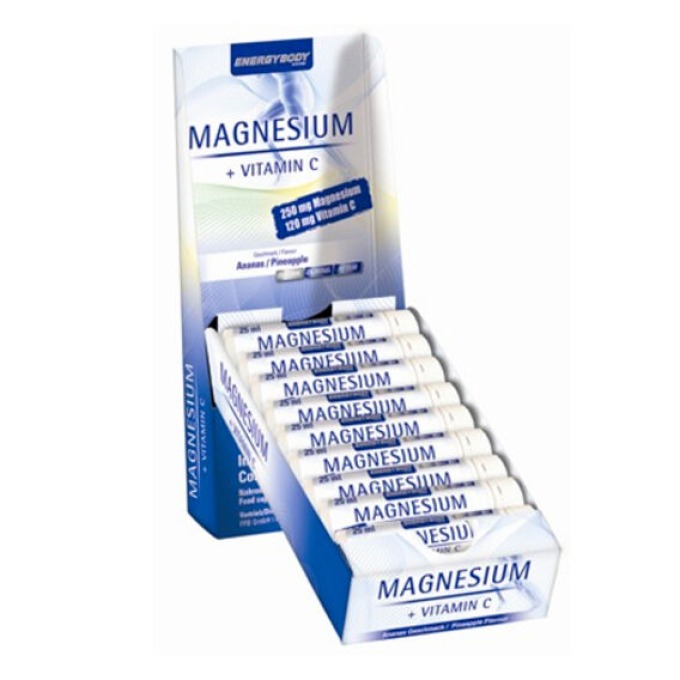 EnergyBody Magnesium Liquid + vitamín C 500ml ananas