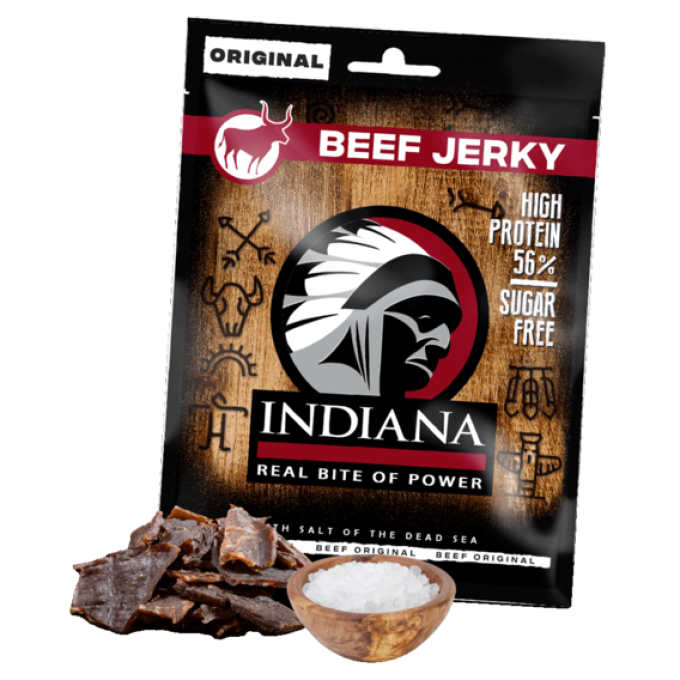 Indiana Jerky sušené maso 25 g hovězí natural