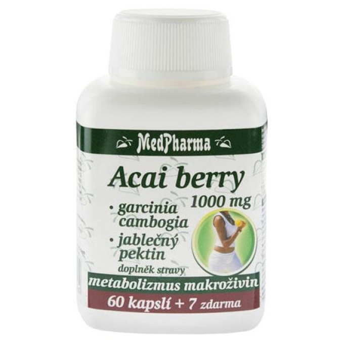 MedPharma Acai Berry + Garcinia Cambogia 67 kapslí