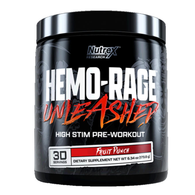 Nutrex Hemo-Rage Unleashed 180,7 g pomeranč, mango