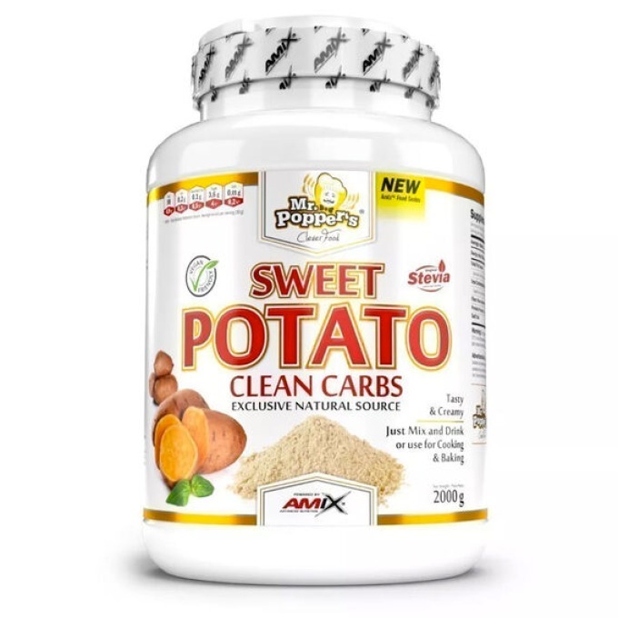 Amix Sweet Potato Clean Carbs 1000 g bílá čokoláda