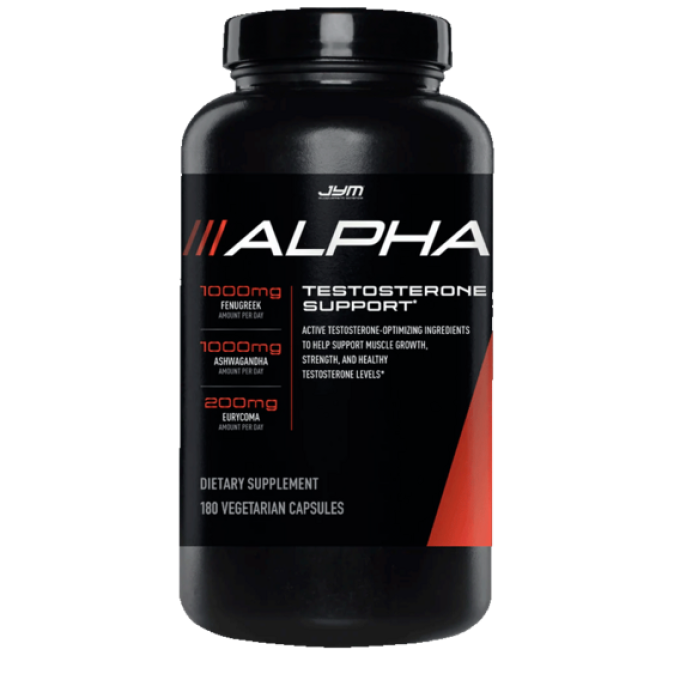 JYM Alpha Testosterone support 180 kapslí