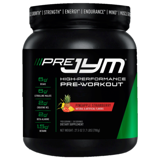 PRE JYM Pre-Workout 520 g jahoda, ananas