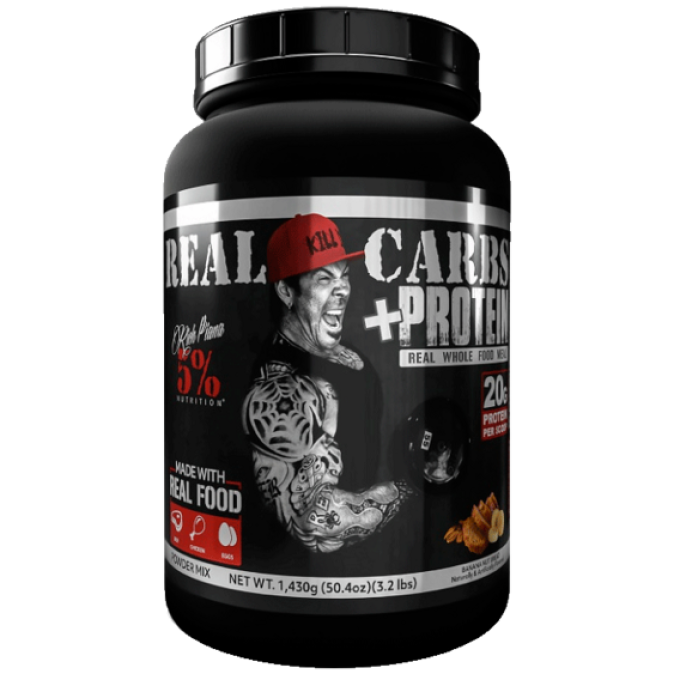 Rich Piana 5% Real Carbs + Protein 1562 g čokoláda