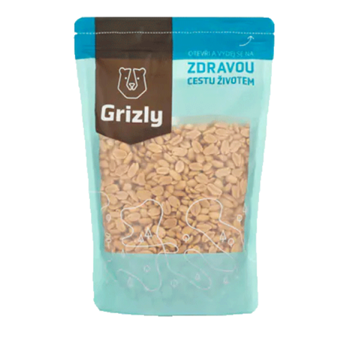 Grizly Arašídy loupané pražené nesolené 1000 g