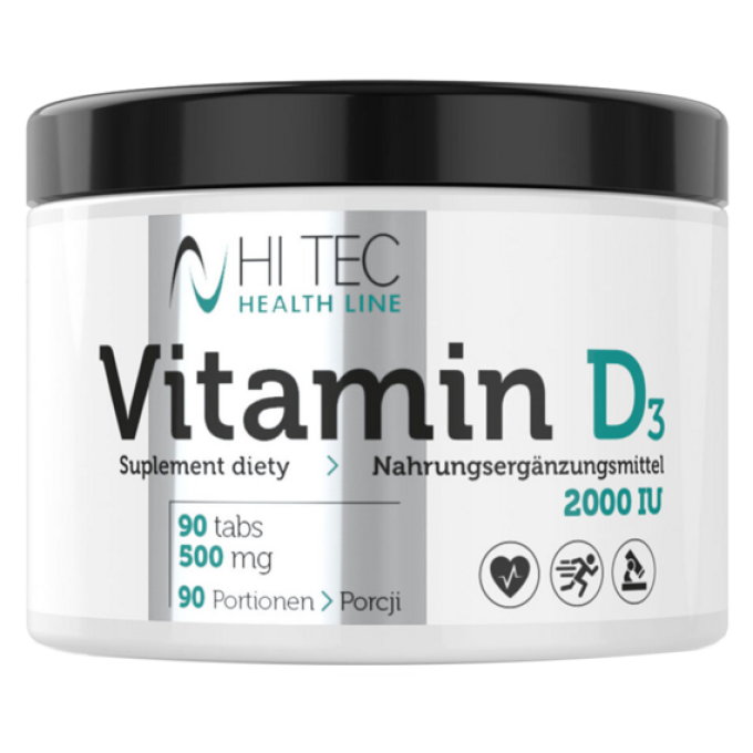 HiTec Vitamin D3 2000 IU 90 tablet