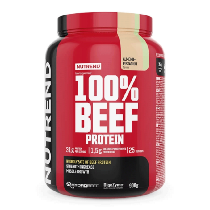 Nutrend 100% Beef Protein 900 g čokoláda, lískový oříšek