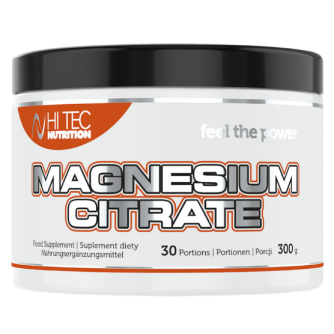 HiTec Magnesium Citrate 300 g pomeranč