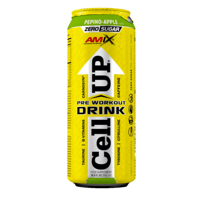 Amix CellUP PreWorkout Drink 500ml višeň, malina