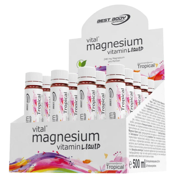 Best Body Magnesium vitamin ampoules 20 x 25 ml tropical