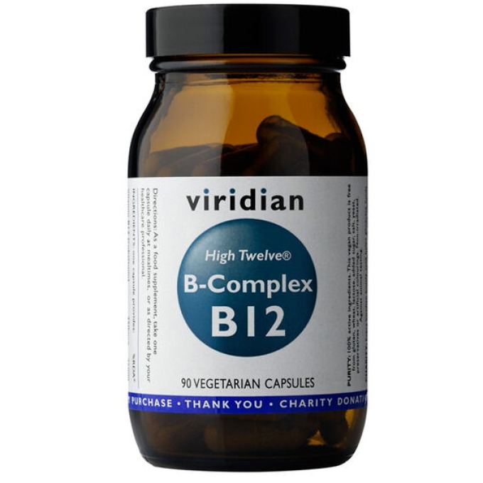 Viridian B-Complex B12 High Twelwe 90 kapslí