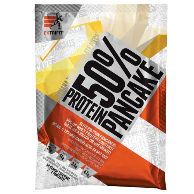 Extrifit Protein Pancake 50 % 50 g čokoláda, banán