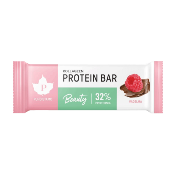 Puhdistamo Collagen Protein Bar 30 g malina