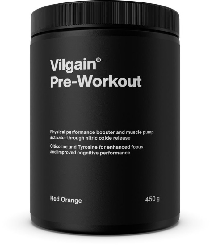 Vilgain Pre-workout 2.0 červený pomeranč 450 g