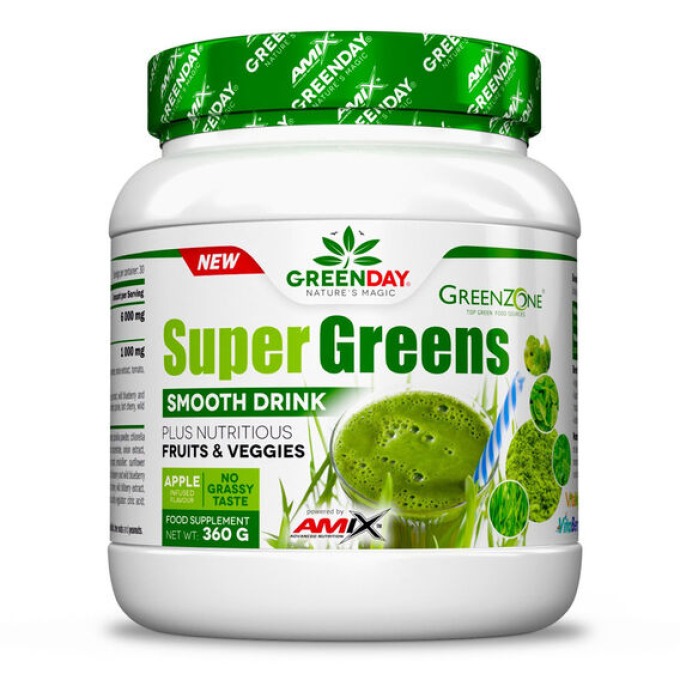 Amix Super Greens 360 g zelené jablko