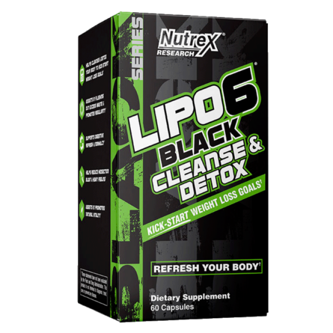 Nutrex Lipo 6 Black Cleanse & Detox 60 kapslí