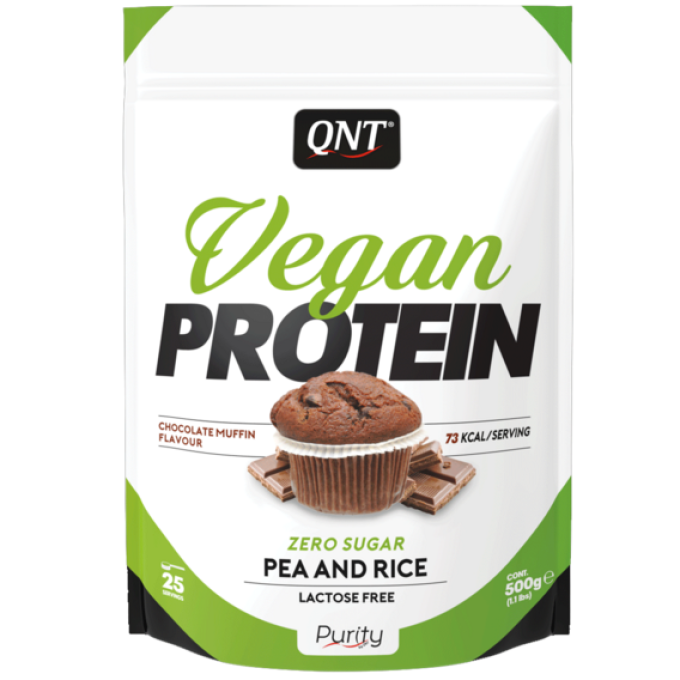 QNT Vegan Protein 500 g čokoládový muffin