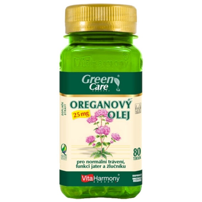 VitaHarmony Oreganový olej 25mg 80 Tobolek