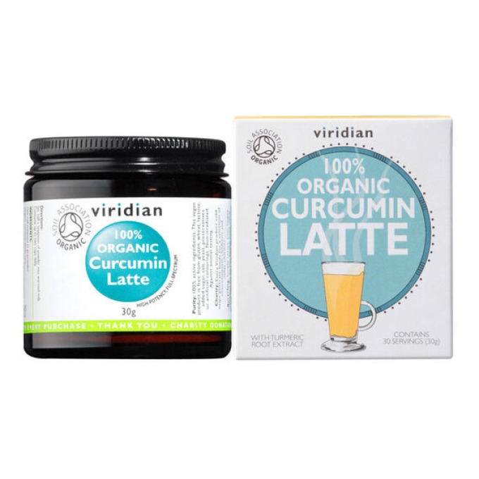 Viridian Curcumin Latte 30 g bez příchutě