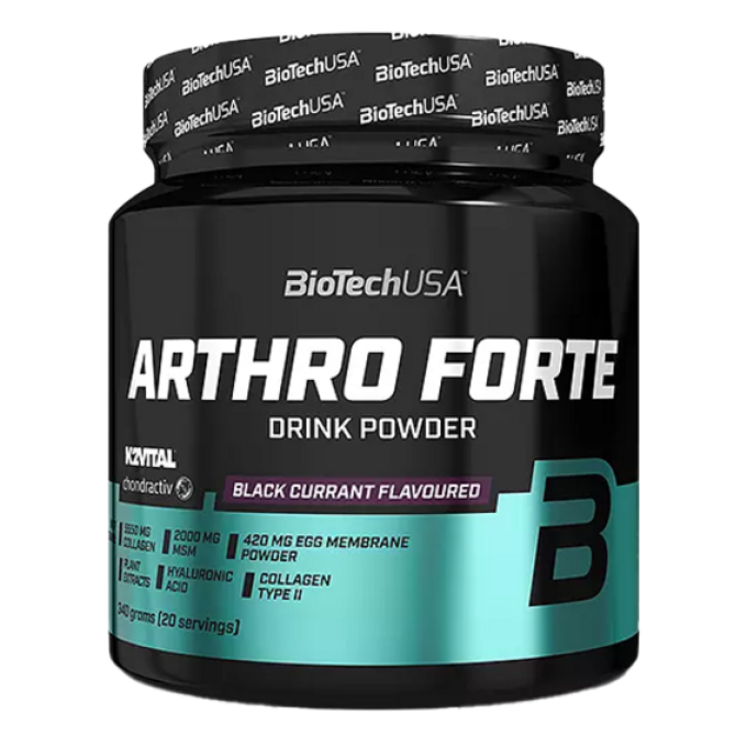 BiotechUSA Arthro forte 340 g černý rybíz