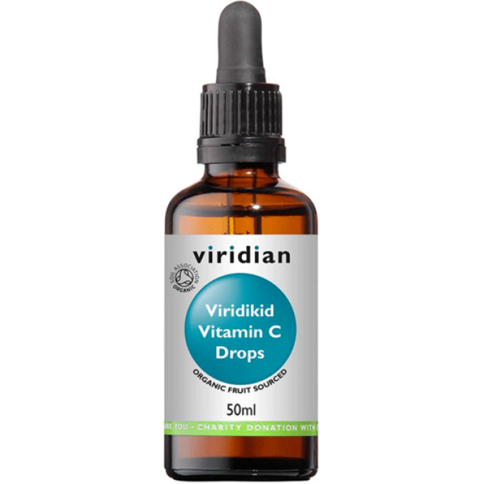 Viridian Viridikid Vitamin C drops Organic 50ml