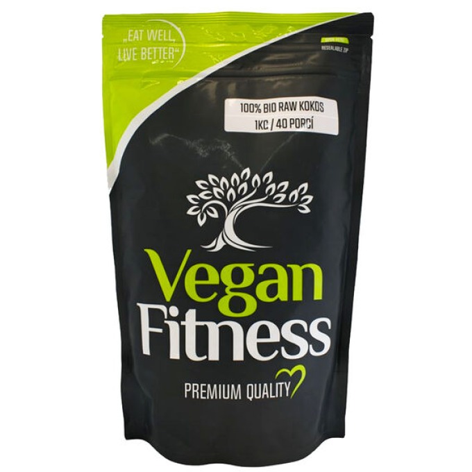 Vegan Fitness 100% RAW Kokos BIO 1000 g bez příchutě